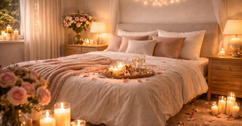 Slaapkamer romantisch versieren: sfeer, zachtheid en intimiteit in balans