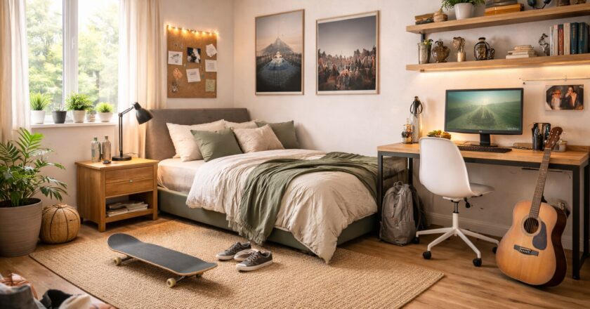 Puber kamer inrichten: balans tussen persoonlijkheid, rust en functionaliteit