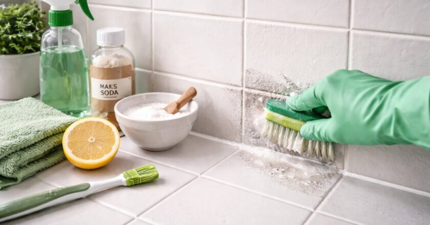 Voegen badkamer schoonmaken voor een frisse en verzorgde uitstraling