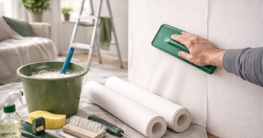 Renovlies behang als strakke basis voor een duurzaam interieur