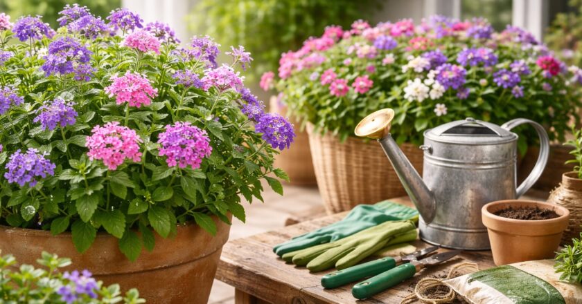Verbena tips voor langdurige bloei en sterke planten