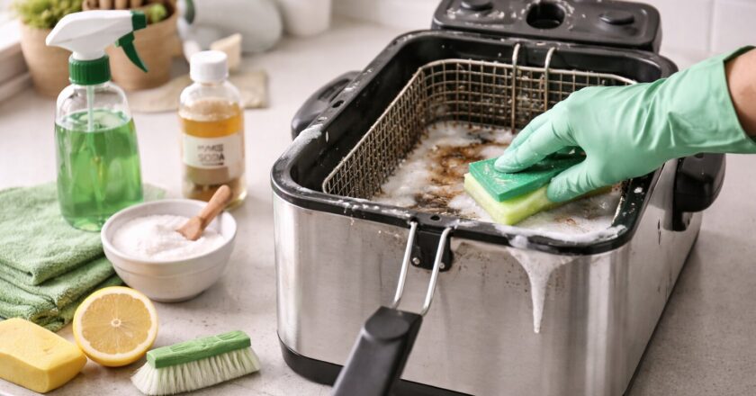 Frituurpan schoonmaken zonder stank en hardnekkig vet