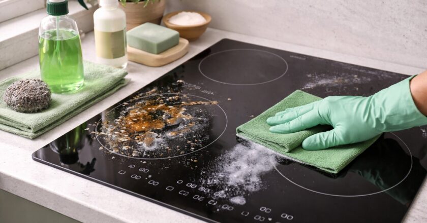 Inductieplaat schoonmaken zonder krassen en met blijvend glansresultaat
