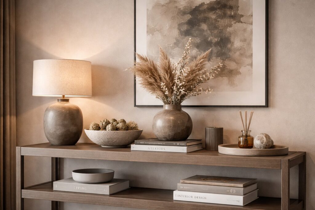 wat zet je op een sidetable